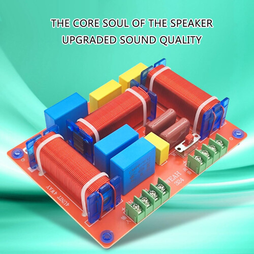 W Audiophile Crossover Frequency Splitter for Speakers 3Way Adjustable /Low Sound Filter 1