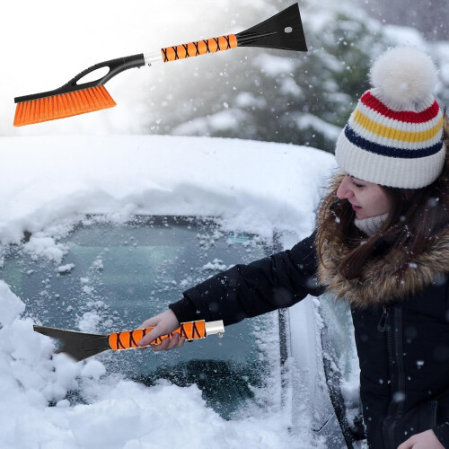 Removable Snow Scraper, Aluminium Ice Scraper, Robust Car Accessories 1