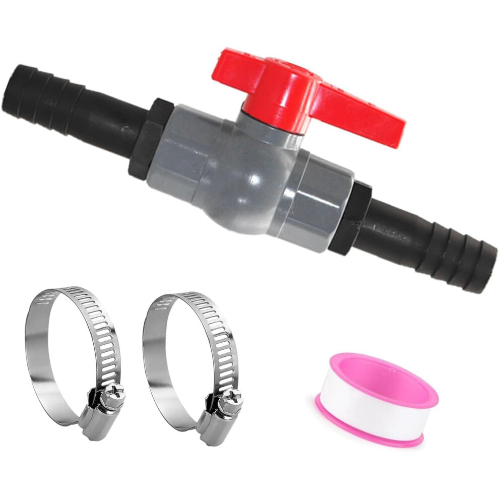 Flowing Water Pvc Valves, 40 Mm Thread, 32 Mm Hose Adapters With Barbs For Garden Irrigation, Pool And Pond, Water Flow Valves 9347817096484