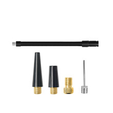 Flexible air pump nozzle extension, multipurpose, inflatable device, accessory for various inflatable products, inflation tool 16 cm