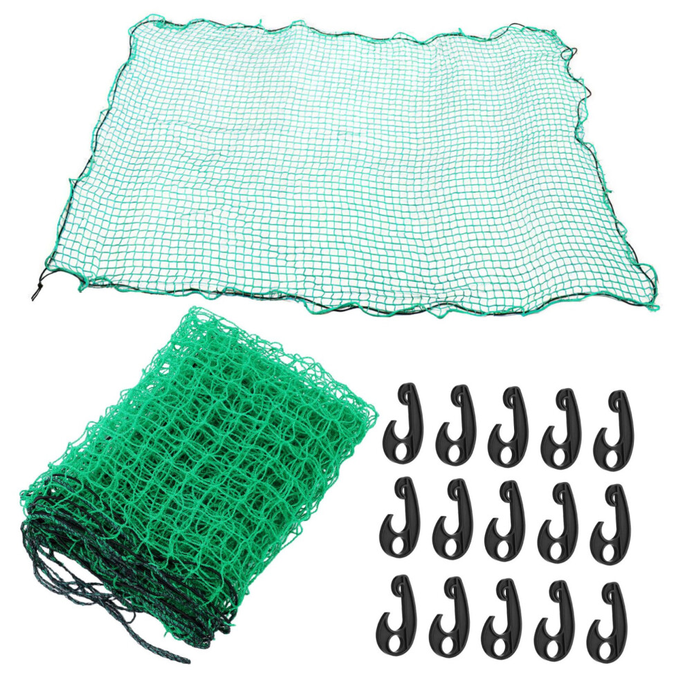 Heavyduty Nylon Cargo Net For Truck Beds, With Elastic Ropes And Hooks For Secure Transportation Of Loads On Pickup Trucks. 9347817097016