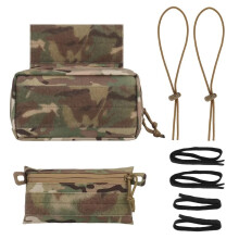 Tactical Dump Drop Pouch Airsoft Vest Plate Carrier Dangler Pouch Attachment Accessories Storage Carry Fanny Pack