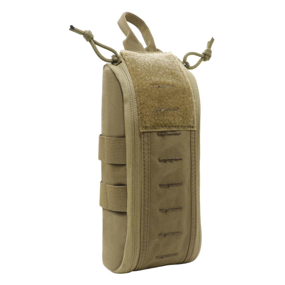 Empty IFAK first aid pouch with quickrelease handle, for tactical outdoor mountaineering, survival, empty MOLLE tactical medical pouch.