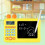 Kinderrechner mit Notizblock, +, –, , , Gelb, ABS-Material 12