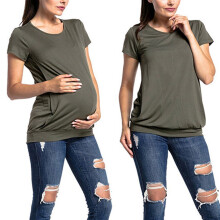 Damen Schwangerschafts-T-Shirt mit