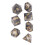 Polyedrisches Würfelset, Rollenspiel, Epoxidharz, 4