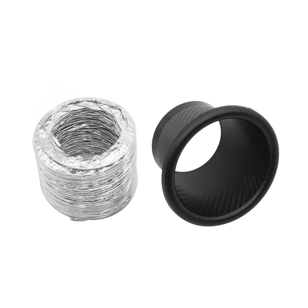 Abs Plastic Turbo Air Inlet Kit Universal Car Brake Cooling Cold Air Intake Pipe Front Bumper A Style 9347817245547