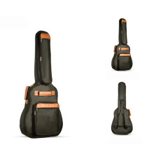 Classical Guitar Bag Waterproof Padded Guitar Bag Shoulder Electric Guitar Bass Classic Easy to Clean (Color: Black, Size: 41 inches) 41 inches Black