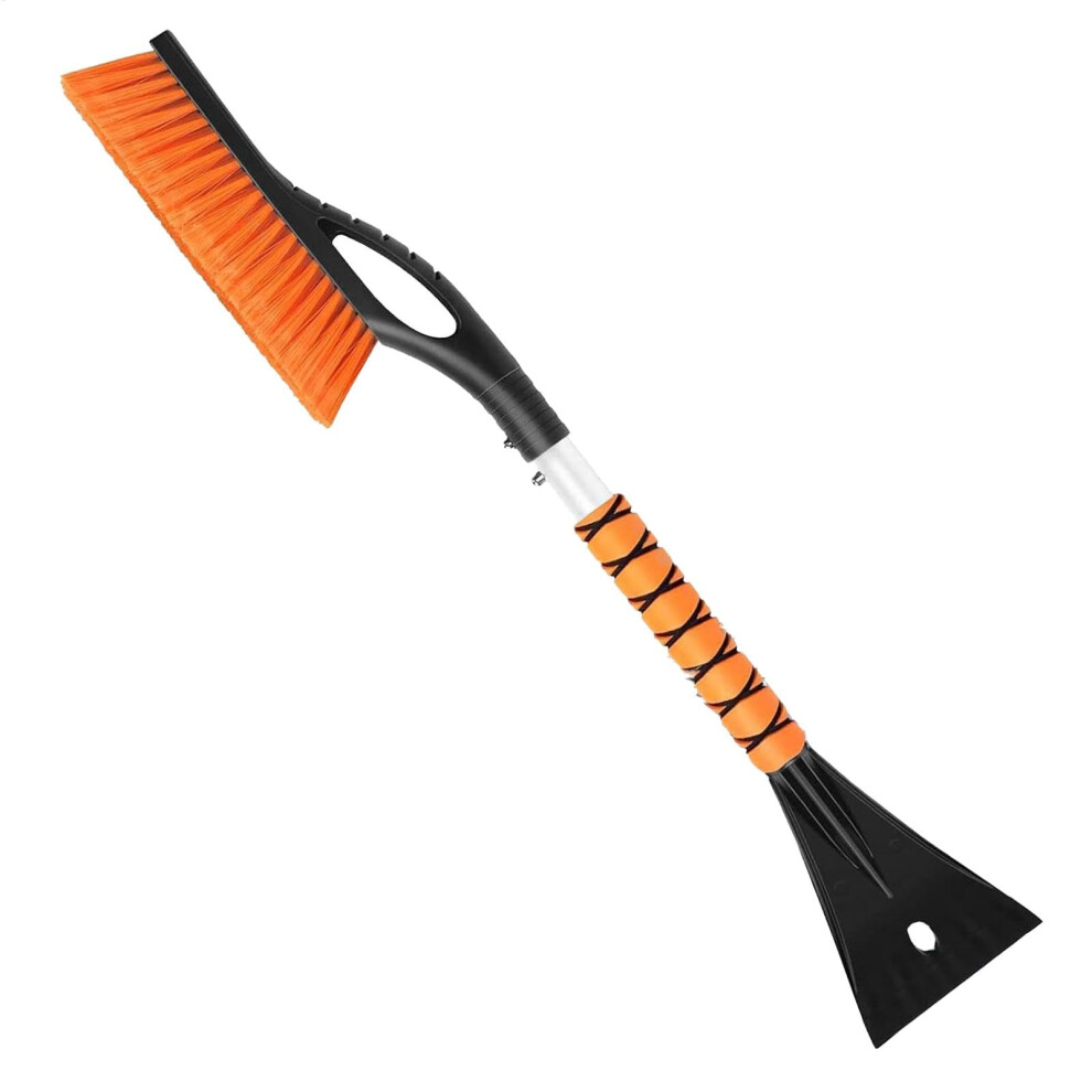 Windshield Aluminum Ice Scraper, Detachable Snow Brush Durable Snow Shovel 9347817097818