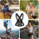 Reflective Running Vest  Visibility, Lightweight, Adjustable, Breathable Safety Harness 3