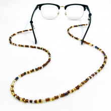 Perlen-Glassträger 70cm Brillenkette Halter Anti-Rutsch-Nackenkette