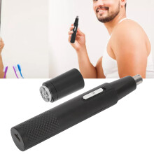 Elektrischer Nasenhaarschneider 2-in-1 USB aufladbar, 600mAh, schwarz