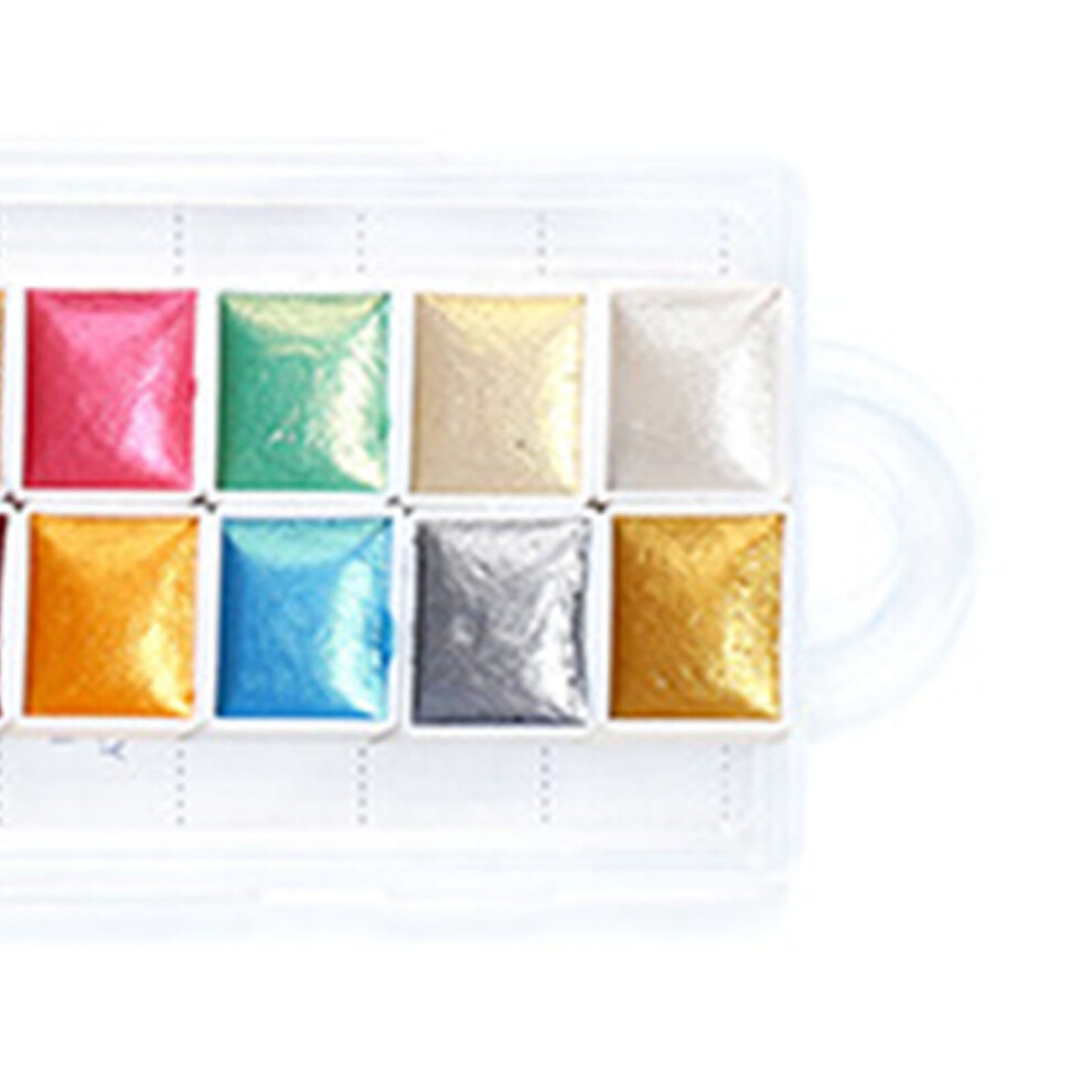 Festes Aquarellfarben-Set, 12 Farben,