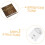 6Piece Classical Guitar Strings, SilverPlated Copper Strings, Durable for Folk Guitar, Acoustic Guitar Replacement Strings, Sound Quality 2