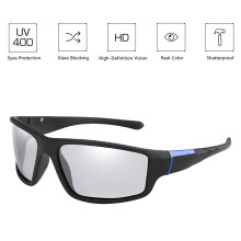 Fotochromatische UV400-Sonnenbrille 14,2 x 3,8 x 11,8 cm Schwarz
