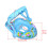 Portable And Practical Center Pocket Designed Pool Float, Ergonomically Crafted With Inflatable Sea Creature Friends For Endless Fun 6