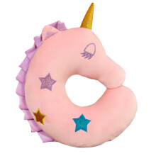 Kids Neck Pillow With Eye Mask, Unicorn Memory Foam Travel Pillow Ergonomic Design Headrest For Airplane Car Seat Toddler Sleeping Essentials Gift For
