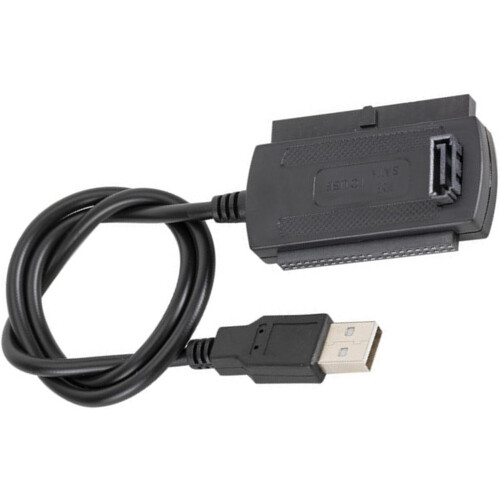 USB to IDE Adapter with Speed Data Transfer for External Hard Drive Docking Station Black 2