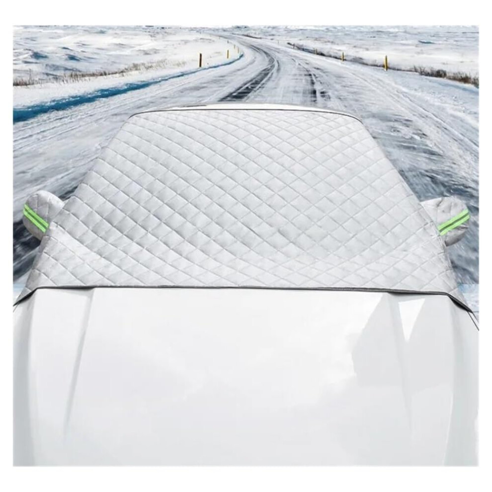 Car Windshield Snow Cover Waterproof Sunshade Protector With Side Mirror Coverage For All Seasons 9347817098808
