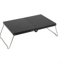 Camping Stove Folding Table with Lightweight Aluminum Alloy Stand and NonSlip Corners for Outdoor Cooking (Green)
