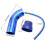 Universal 3 Inch Cold Air Intake Kit Blue with Aluminium Pipe and Filter Boosts Engine Performance 3
