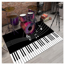 Professional Drum Rug, NonSlip Drum Soundproof Mat for Bass Drum, Snare, Percussion