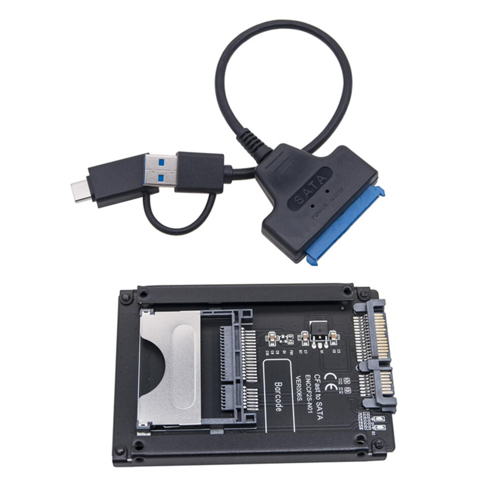 Cfast Memory Card To Sata3.0 22Pin Hard Disk Adapter Card Converters For Pc Laptop Storage Expansion Laptop Compatible 9382693532923