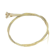 Set of 6 Colorful Acoustic Guitar Strings for Folk Guitar, Brass Strings for Enhanced Playing Experience and Easy Replacement