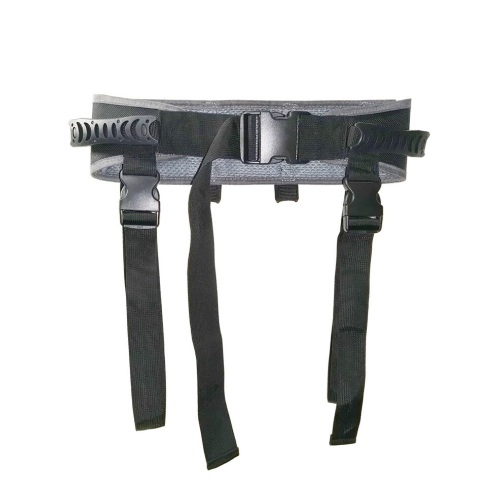 Transfer Gait Belt for Seniors with 6 Handles, Quick Release Buckle, Anti-Slip Design, Adjustable Lift Belt for Elderly Care