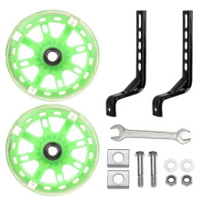 Bicycle Mute Training for 12 14 16 18 20 Single Speed Bicycle Stabiliser Green