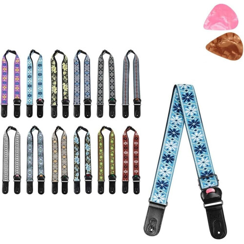 Adjustable Length Strap for Different Types of Guitars, Comfortable and 301 2