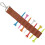 Leather Golf Tees Carry Bag Waterproof Brown 4