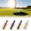 Leather Golf Tees Carry Bag Waterproof Brown 2