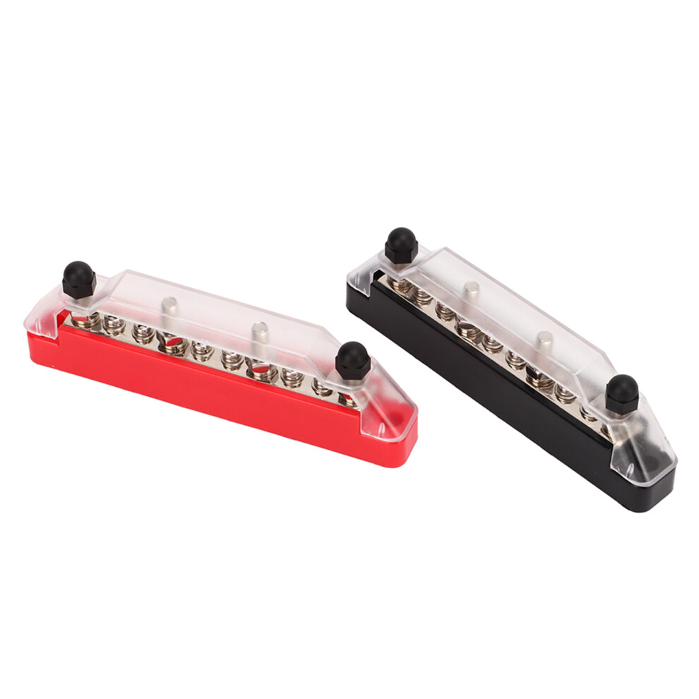 10-Way Power Distribution Block, M6 Studs, M4 Terminals, 300V/150A 3051382189859