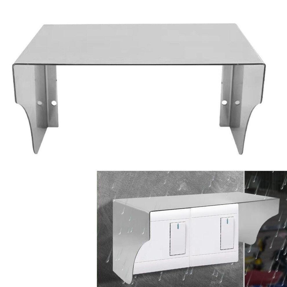 Stainless Steel Doorbell Cover, Weatherproof Socket Shield Protection Case Rain Guard For Outdoor Switch Security Electrical Box(205Mm) Ref: 7207 9426802644173