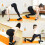 Slide Board for Slimming Exercise, PVC, Black/Orange, Multiple Sizes 11
