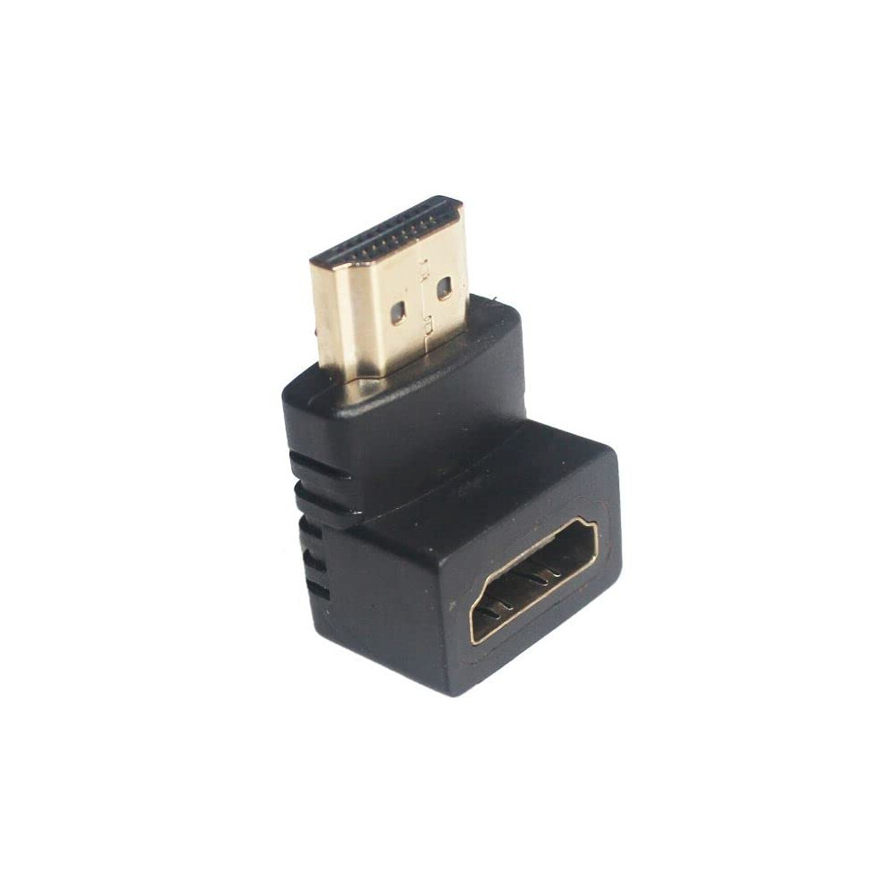 Hdmi Male To Hdmi Female Cable Adaptor Converter Extender 270/90 Degree Angle Compatible With 1080P Hdtv, Pc, Projector 9347817101164