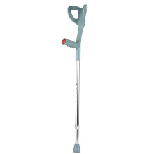 Walking Cane Lightweight Aluminum Foldable Forearm Crutch Height Adjustable Ergonomic Handle Comfortable Grip