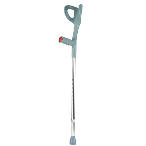 Walking Cane Lightweight Aluminum Foldable Forearm Crutch Height Adjustable Ergonomic Handle Comfortable Grip