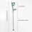 Walking Cane Lightweight Aluminum Foldable Forearm Crutch Height Adjustable Ergonomic Handle Comfortable Grip 5
