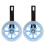Bicycle stabilizers, training wheels, with tools, 1220 inch (Blue) 1