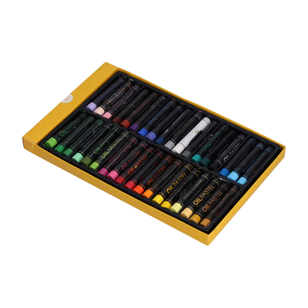 36 Colors Heavy Color Oil Pastels, Cylindrical Painting & Graffiti Stick 8111378704321