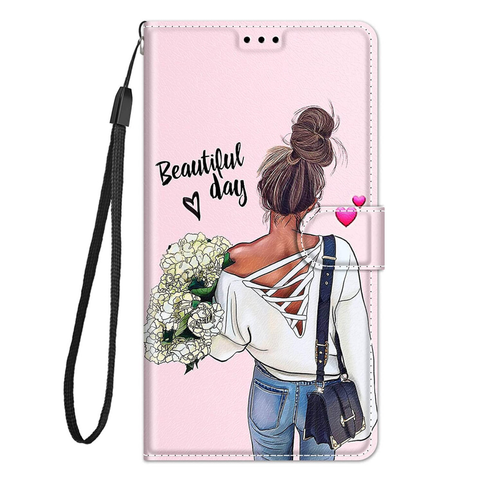 Honor 400 Case Silicone Leather Flip Pattern Card Slot Wallet Kickstand Magnetic Closure Shockproof Bumper 9347817101539