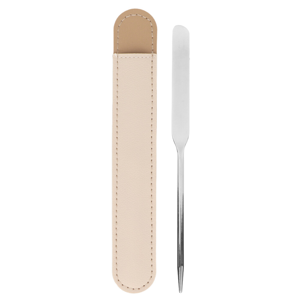 Professional Makeup Tool, Stainless Steel Makeup Spatula for Mixing Palette, Ergonomic Handle for Comfort and Control in Cosmetic Application