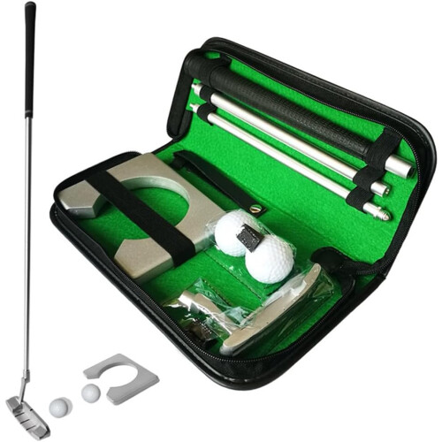 Golf Club Set, Three Section Practice Putter, Beginner Golf Push Rod (Left Right) Ref: 9152 2