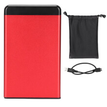 Compatibilidade do sistema, Caixa para disco rígido portátil, Plug and Play, USB 3.0 de alta velocidade, Adequado para 2,5 polegadas, Gabinete em