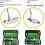 Golf Club Set, Three Section Practice Putter, Beginner Golf Push Rod (Left Right) Ref: 9152 4
