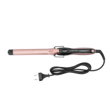 Tragbarer Lockenstab, 25 mm Durchmesser, Keramik-Turmalin-beschichtet für langanhaltende Locken mit schneller Aufheizzeit (Dualspannung)
