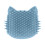 Table à gratter pour chats avec herbe à chat, silicone doux, bleue, L 2