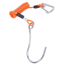 Feder-Anti-Verlust-Seil, Einzelende, Marine Grade